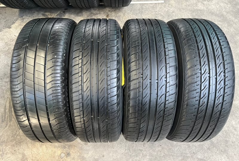 ล้อแม็กพร้อมยาง 5รู114 Honda Civic FC ขอบ 16 สีบอร์น