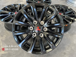 ล้อแม็ก 6รู139 Mitsu Triton Plus ขอบ 17 สีดำ