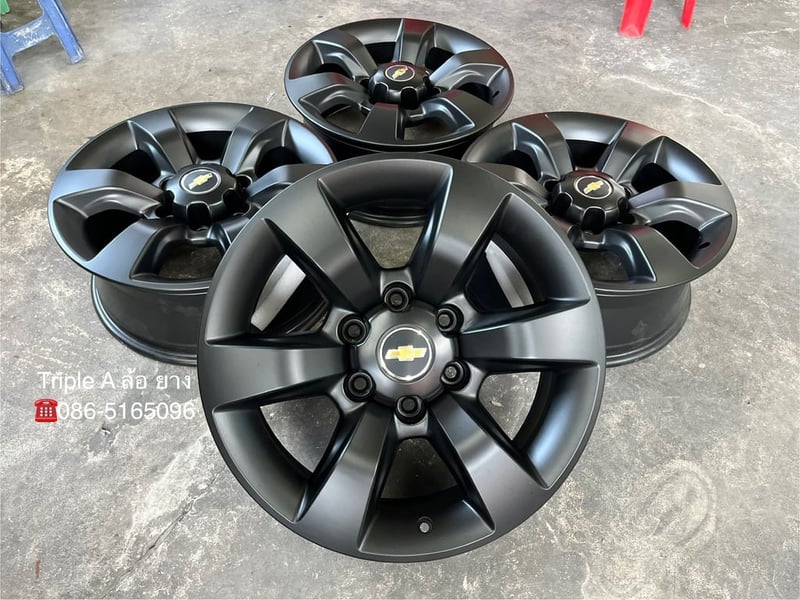ล้อแม็ก Chevrolet Trailblazer ขอบ 18 สีดำ สวยกริ๊บ