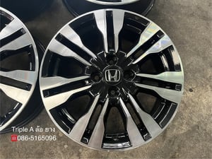 ล้อแม็ก Honda City ก้านคู่ ขอบ 16 สีดำหน้าเงา สวยกริ๊บ