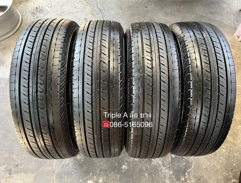 ยางป้ายแดง 215-65-16 Bridgestone ปลายปี 25 สวยกริ๊บ ถอดจากรถใหม่ป้ายแดง
