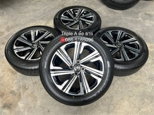 ปี 25 ล้อแม็กพร้อมยางป้ายแดง Toyota Yaris Ativ รุ่นใหม่ ขอบ 16 สวยกริ๊บ