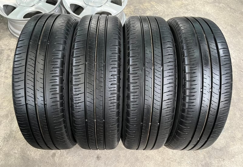 ล้อแม็ก Mazda 2 Skyactive ขอบ 15 สีเทา แถมยาง 185-65-15 Dunlop ปี 21