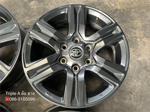ล้อแม็ก 6รู139 Toyota Revo รุ่นใหม่ ขอบ 17 สีเทาดำ