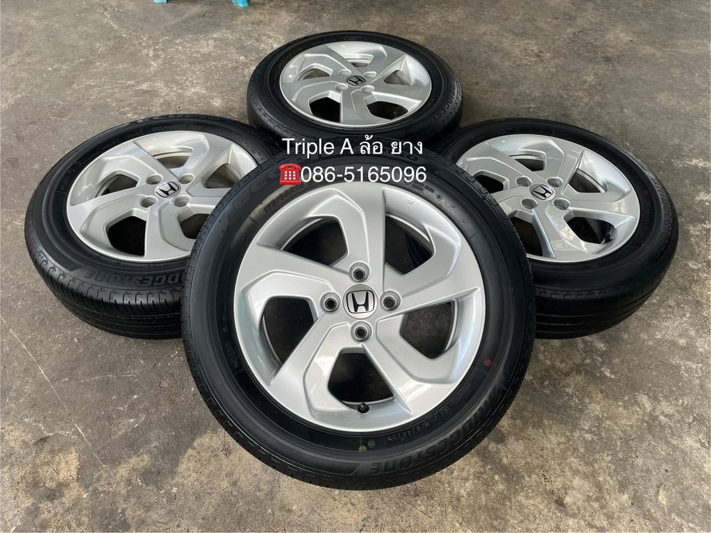 ล้อแม็ก Honda City ใบพัด ขอบ 15 แถมยาง 175-65-15 Bridgestone ปลายปี 20 ล้อแม็ก Honda City ใบพัด ขอบ 15 แถมยาง 175-65-15 Bridgestone ปลายปี 20