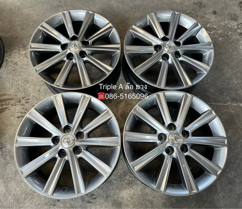 ล้อแม็ก 5รู114 Toyota Camry (ลาย 10 ก้าน) ขอบ 17 สีไฮเปอร์ สวยกริ๊บ