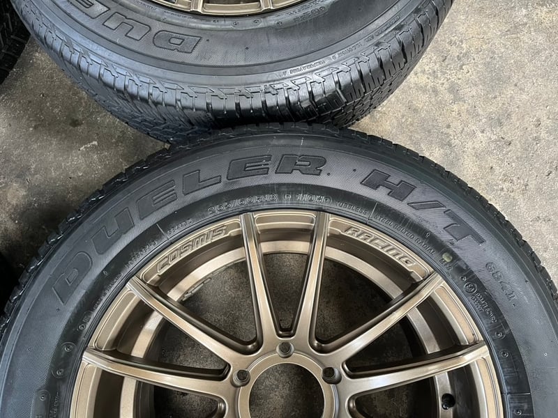 ล้อแม็ก 6รู139 COSMIS(งาน P&P Superwheel) ขอบ 18 แถมยาง 265-60-18 Bridgestone ปลายปี 20