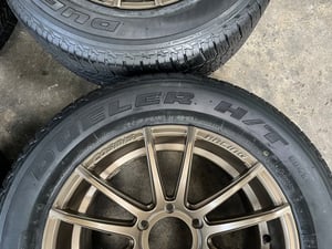 ล้อแม็ก 6รู139 COSMIS(งาน P&P Superwheel) ขอบ 18 แถมยาง 265-60-18 Bridgestone ปลายปี 20
