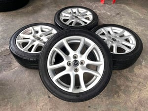 ล้อแม็ก Mazda 2 ขอบ 16 พร้อมยาง 195-50-16 FALKEN ปี 22