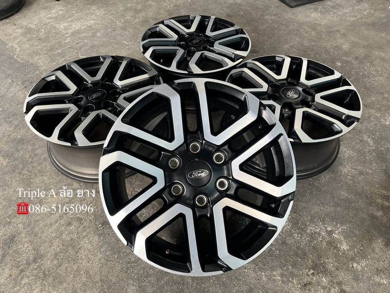 ล้อแม็กป้ายแดง Ford Next-Gen Sport ขอบ 18 ดำหน้าเงา สวยกริ๊บ