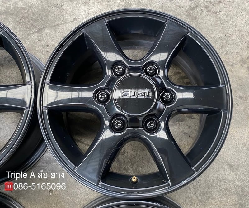 ล้อแม็ก ISUZU Patinum ขอบ 15 สีดำ