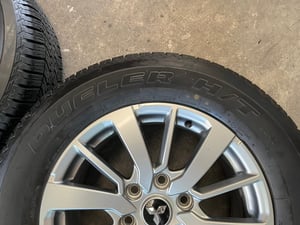 ล้อแม็ก 6รู139 Mitsu Pajero ขอบ 18 พร้อมยาง 265-60-18 Bridgestone ปลายปี 24