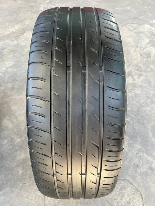 ล้ออะไหล่ 5รู100 Toyota Altis ขอบ 17 ดำหน้าเงา พร้อมยาง 215-45-17 Falken ปี 22