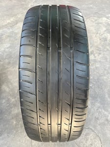 ล้ออะไหล่ 5รู100 Toyota Altis ขอบ 17 ดำหน้าเงา พร้อมยาง 215-45-17 Falken ปี 22