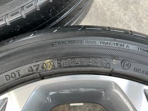 ล้อแม็ก Honda Civic FE RS ขอบ 17 เทาหน้าเงา พร้อมยาง 215-50-17 Yokohama ปี 23