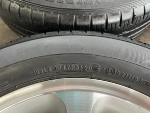 ล้อแม็ก 4รู100 Honda ขอบ 15 แถมยาง 185-65-15 Dunlop ปี 20