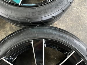 ล้อแม็ก 6รู139 GT-X ใบพัด ขอบ 18 พร้อมยาง 235-45-18 Greentrac ปี 22