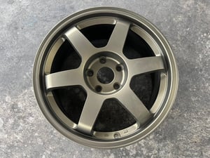 ล้อแม็กเศษ 1 วง 5รู114 TE37 ขอบ 17 (งาน ART)