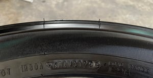 ยางป้ายแดง 225-70-17 Dunlop ปี 25 สวยกริ๊บ ถอดจากรถป้ายแดง