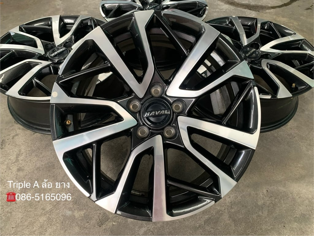 ล้อแม็ก 5รู114 HAVAL H6 PRO ขอบ 18 เทาหน้าเงา