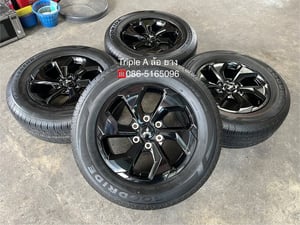 ล้อแม็กป้ายแดง Mitsu Pajero Sport รุ่นใหม่ล่าสุด ขอบ 18 สีดำแท้ พร้อมยาง 265-60-18 GOODRIDE ปี 25