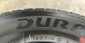 ยางใหม่ป้ายแดง 195R14 Bridgestone ปี 26 ใหม่กริ๊บ ถอดจากรถใหม่ป้ายแดง ยางใหม่ป้ายแดง 195R14 Bridgestone ปี 26 ใหม่กริ๊บ ถอดจากรถใหม่ป้ายแดง