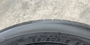 ยางป้ายแดง 185-60-16 Dunlop สวยกริ๊บ ถอดจากรถใหม่ป้ายแดง