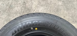 ยางใหม่ป้ายแดง 195R14 Bridgestone ปี 26 ใหม่กริ๊บ ถอดจากรถใหม่ป้ายแดง ยางใหม่ป้ายแดง 195R14 Bridgestone ปี 26 ใหม่กริ๊บ ถอดจากรถใหม่ป้ายแดง