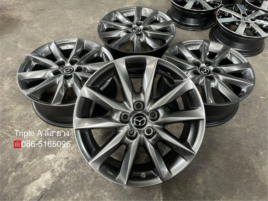 ล้อแม็ก 5รู114 Mazda 3 ขอบ 18 สีไฮเปอร์ สวยกริ๊บ ล้อแม็ก 5รู114 Mazda 3 ขอบ 18 สีไฮเปอร์ สวยกริ๊บ