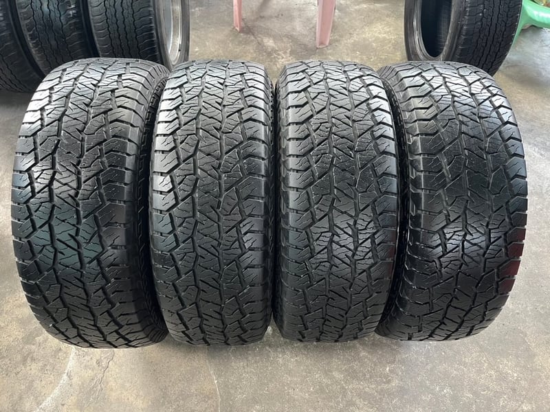 ล้อแม็ก 6รู139 Toyota Vigo ขอบ 16 พร้อมยาง 265-70-16 Hankook(แก้มขาว) ปี 21 