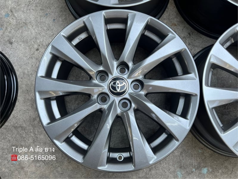 ล้อแม็ก Toyota Camry ขอบ 17 สีไฮเปอร์ สวยกริ๊บ