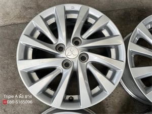 ล้อแม็ก Mitsu Attrage ขอบ 15 สีบอร์น ล้อแม็ก Mitsu Attrage ขอบ 15 สีบอร์น