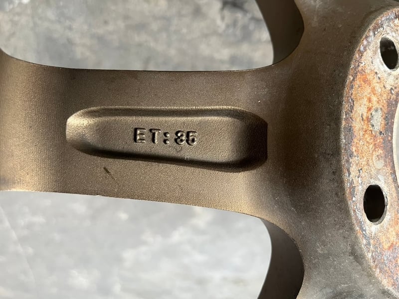 ล้อแม็กเศษ 1 วง 5รู114 TE37 ขอบ 17 (Made in Thailand)