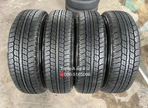 ยางใหม่ป้ายแดง 225-70-17 Dunlop ปี 25 ใหม่กริ๊บ ถอดจากรถใหม่ป้ายแดง