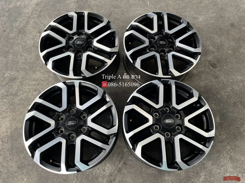 ล้อแม็กป้ายแดง Ford Next-Gen Sport ขอบ 18 ดำหน้าเงา สวยกริ๊บ