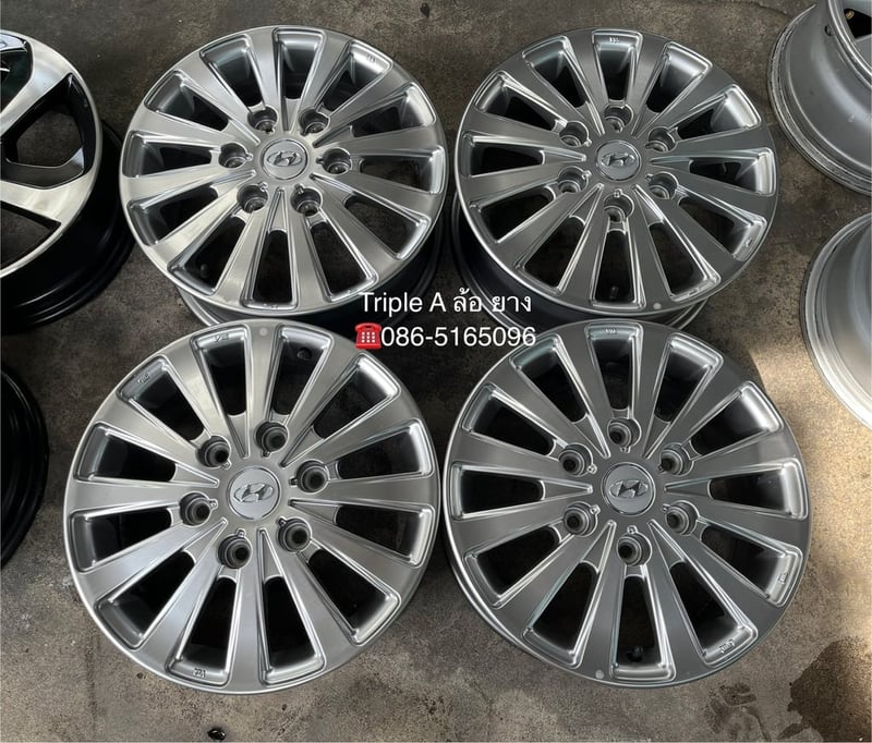 ล้อแม็ก Hyundai H1 ขอบ 16 สีไฮเปอร์ ล้อแม็ก Hyundai H1 ขอบ 16 สีไฮเปอร์
