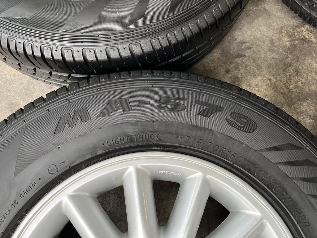 ล้อแม็ก ISUZU D-Max ขอบ 15 พร้อมยาง 215-70-15 Maxxis MA-579 สัปดาห์ที่ 29 ปี 23