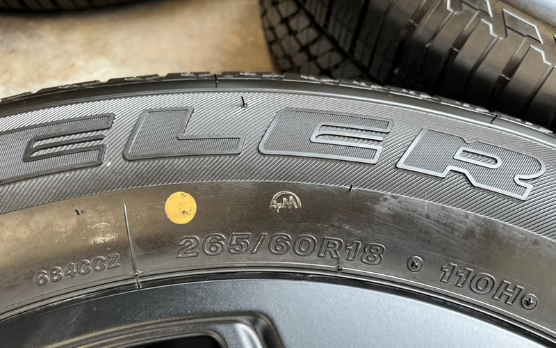 ล้อแม็กพร้อมยางป้ายแดง Toyota TRAVO รุ่นใหม่ล่าสุด ขอบ 18 สวยกริ๊บ