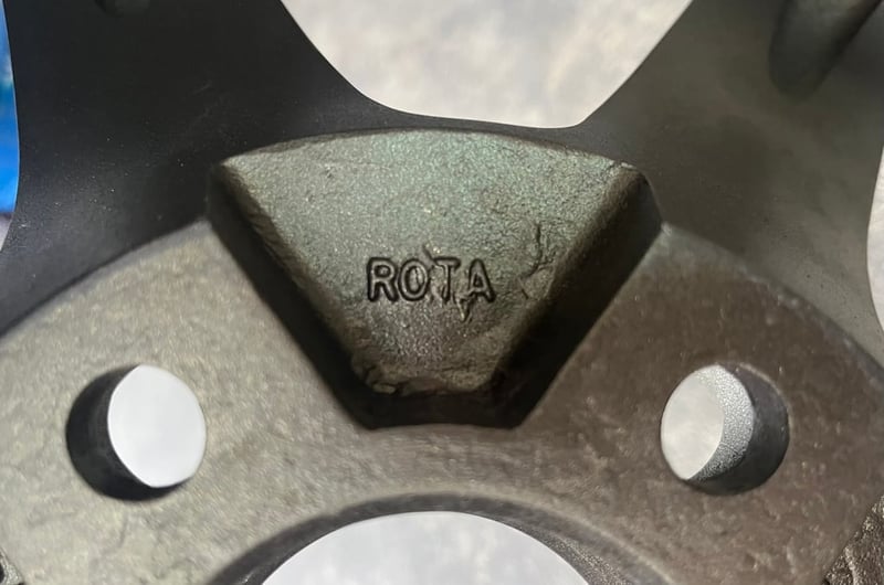 ล้อแม็ก 2 วง 5รู114 TE37 ขอบ 17 (งาน ROTA)