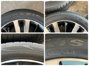 ล้อแม็กแถมยาง Honda Jazz GK ตัวท็อป ขอบ 16 ดำหน้าเงา