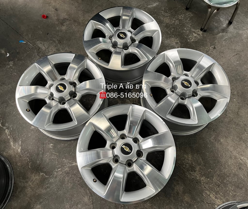 ล้อแม็ก Chevrolet Trailblazer ขอบ 18 สีบอร์นหน้าเงา ล้อแม็ก Chevrolet Trailblazer ขอบ 18 สีบอร์นหน้าเงา