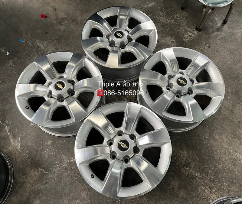 ล้อแม็ก Chevrolet Trailblazer ขอบ 18 สีบอร์นหน้าเงา