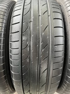 ล้อกระทะ 6รู139 Toyota ขอบ 17 สีบอร์น แถมยาง 215-55-17 ปี 21