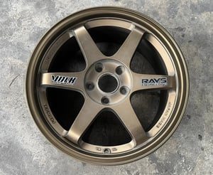 ล้อแม็กเศษ 1 วง 5รู114 TE37 ขอบ 17 (Made in Thailand)