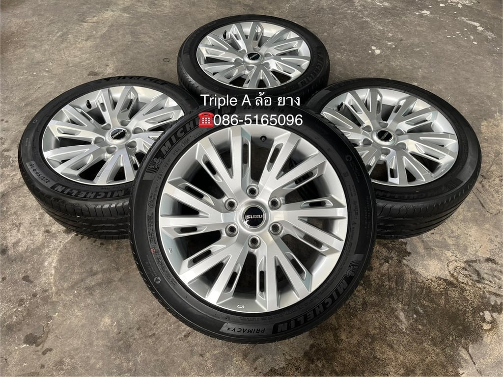 ล้อแม็ก ISUZU D-Max รุ่นใหม่ล่าสุด ขอบ 18 แถมยาง 225-50-18 Michelin ปี 20 ล้อแม็ก ISUZU D-Max รุ่นใหม่ล่าสุด ขอบ 18 แถมยาง 225-50-18 Michelin ปี 20