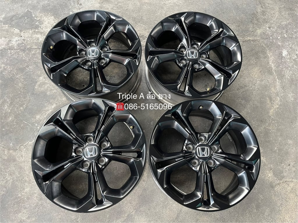 ล้อแม็ก Honda Civic FE Turbo RS ขอบ 17 สีดำแท้ ล้อแม็ก Honda Civic FE Turbo RS ขอบ 17 สีดำแท้