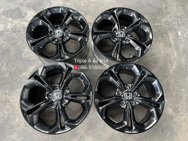 ล้อแม็ก Honda Civic FE Turbo RS ขอบ 17 สีดำแท้