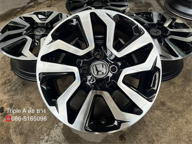 ล้อแม็ก Honda Jazz GK ขอบ 15 สีดำหน้าเงา สวยกริ๊บ ล้อแม็ก Honda Jazz GK ขอบ 15 สีดำหน้าเงา สวยกริ๊บ