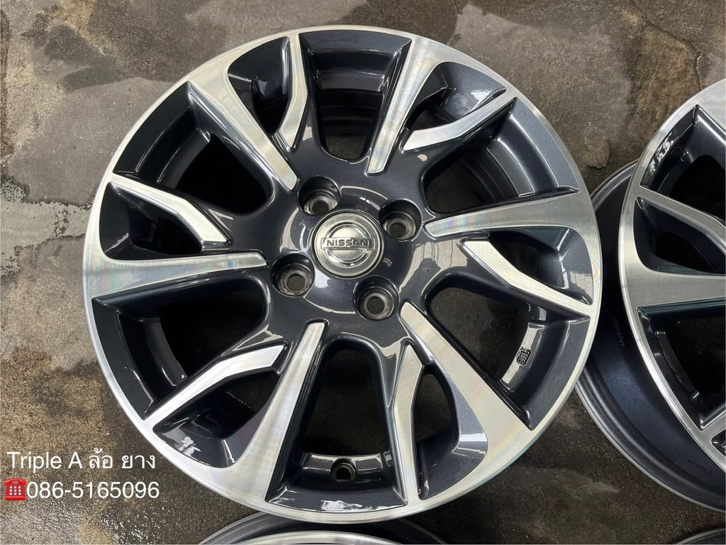 ล้อแม็ก Nissan Almera Sportech รุ่นใหม่ ขอบ 15 เทาหน้าเงา สวยกริ๊บ ล้อแม็ก Nissan Almera Sportech รุ่นใหม่ ขอบ 15 เทาหน้าเงา สวยกริ๊บ