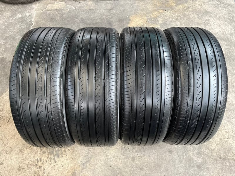 ล้อแม็ก Honda Civic FE RS ขอบ 17 เทาหน้าเงา พร้อมยาง 215-50-17 Yokohama ปี 23